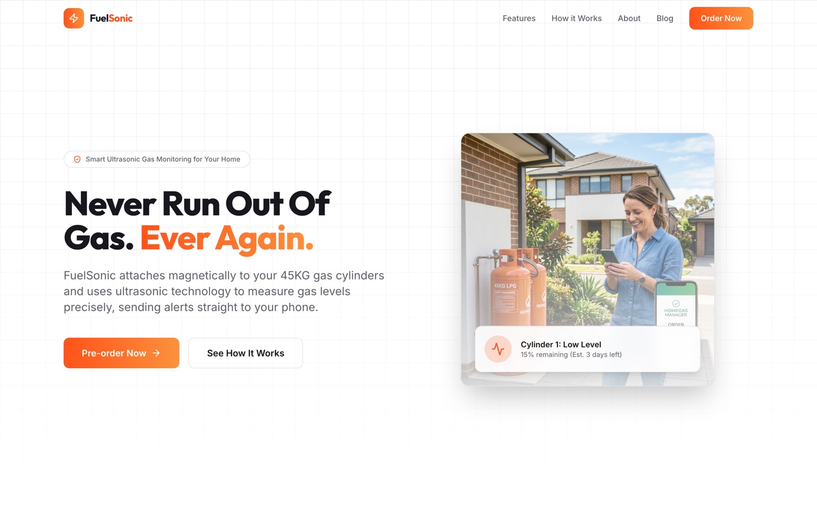 FuelSonic website screenshot